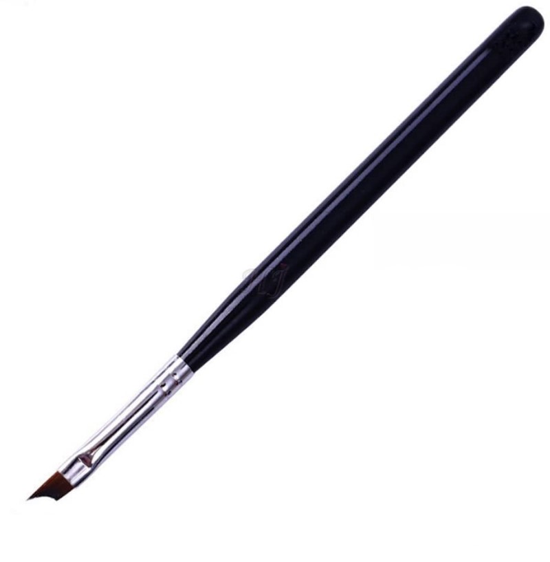 Oblique Head French Tip Nail Brush