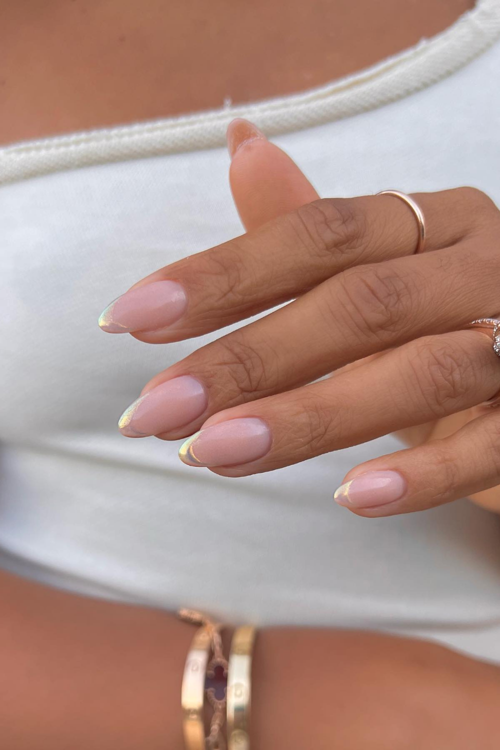 Autumn Nail Trends 2022: Glazed French Tips